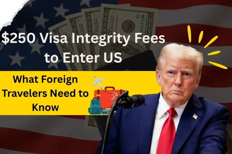 $250 Visa Integrity Fees to Enter US – What Foreign Travelers Need to Know