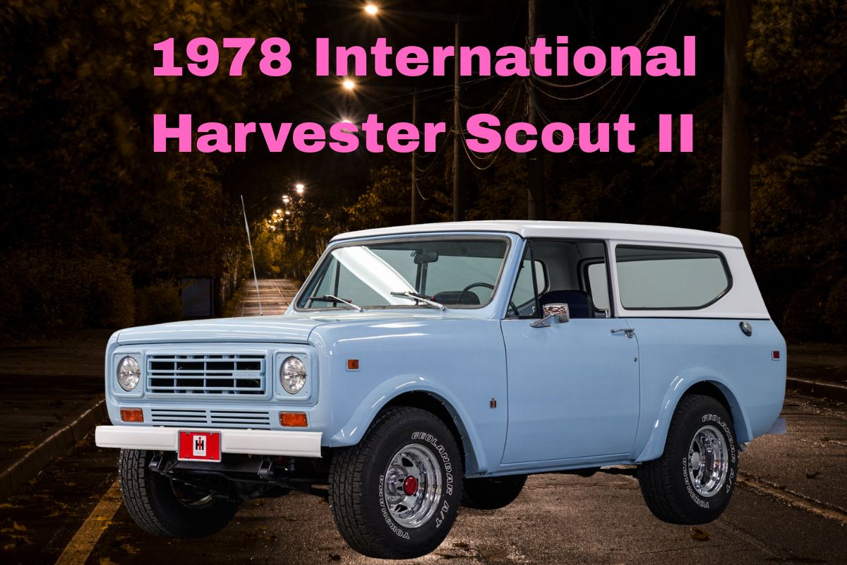 1978 International Harvester Scout II on Bring a Trailer Is Fashionably Square