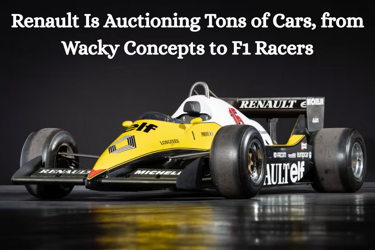 Renault Is Auctioning Tons of Cars, from Wacky Concepts to F1 Racers